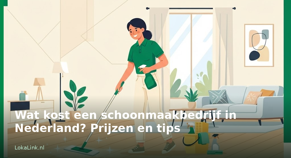 Wat kost een schoonmaakbedrijf in Nederland? Prijzen en tips