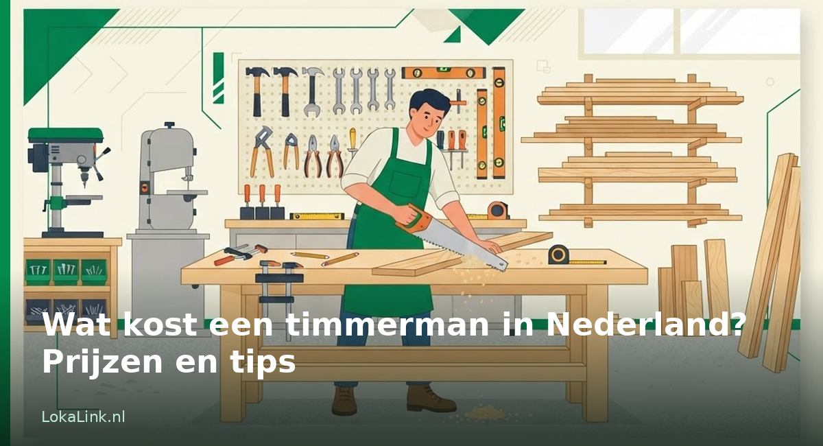 Wat kost een timmerman in Nederland? Prijzen en tips