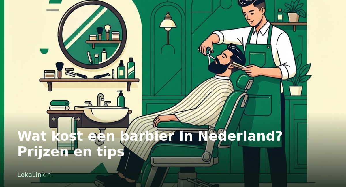 Wat kost een barbier in Nederland? Prijzen en tips