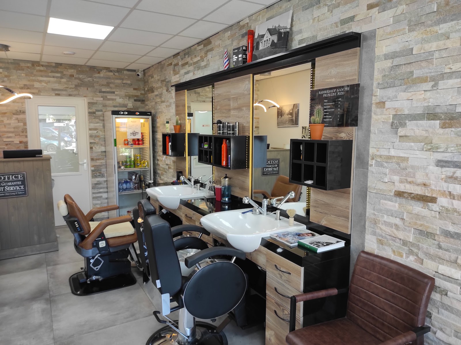 Barbershop aan zee